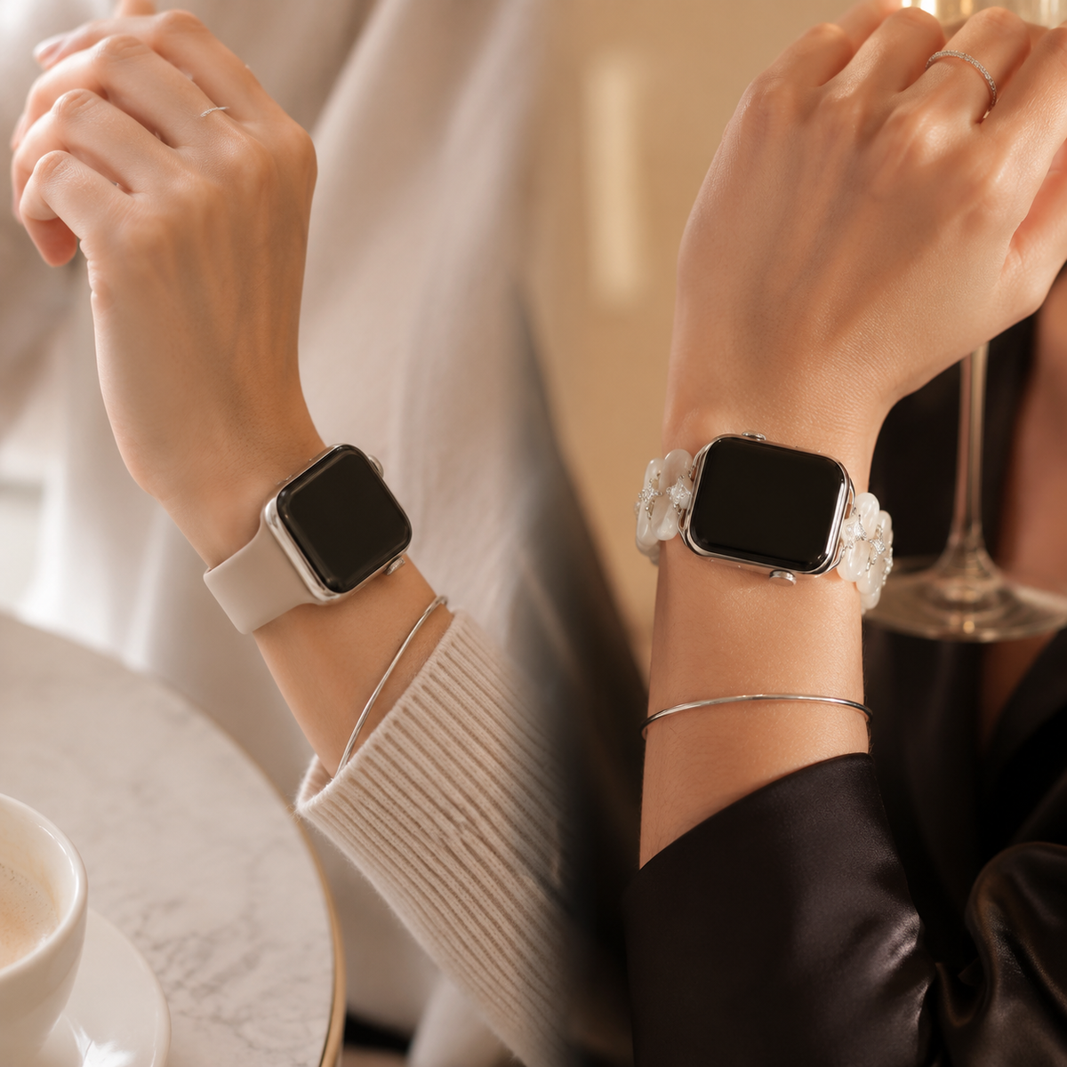 Why Upgrade From Silicone to a Jewelry-Inspired Apple Watch Band?