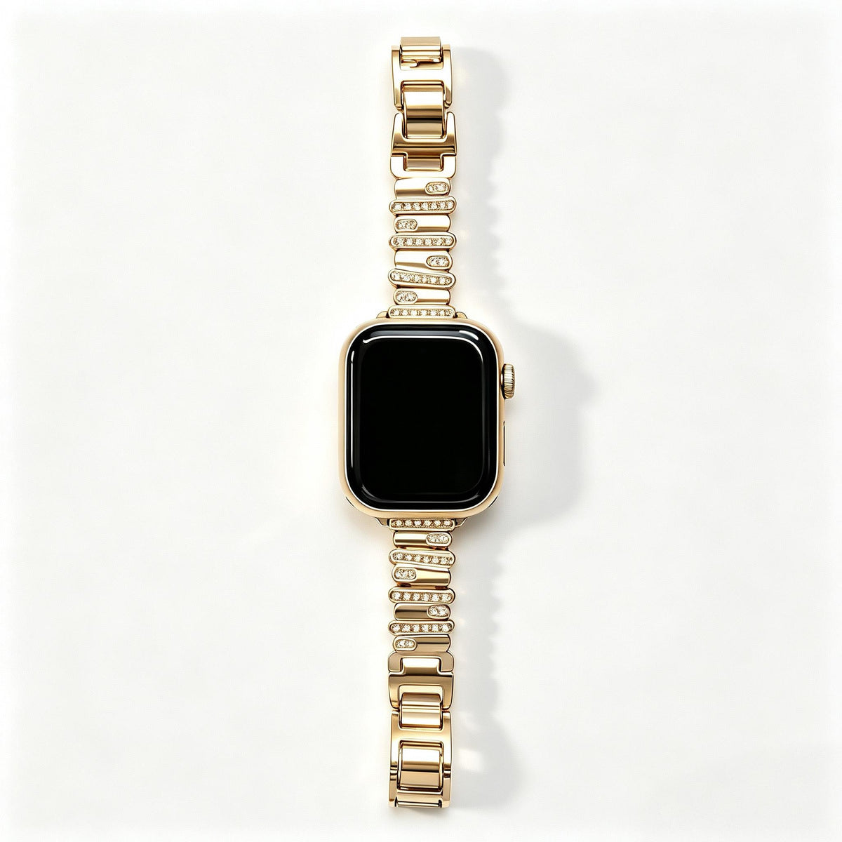 Lustre Link Style Metal Fashion Jewelry Band for Apple Watch