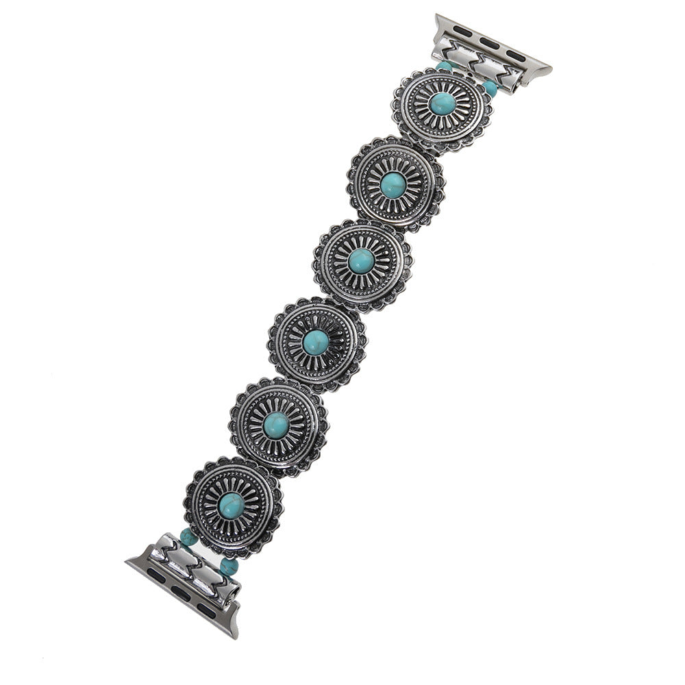 Turquoise Style Beaded Jewelry Bracelet for Apple Watch