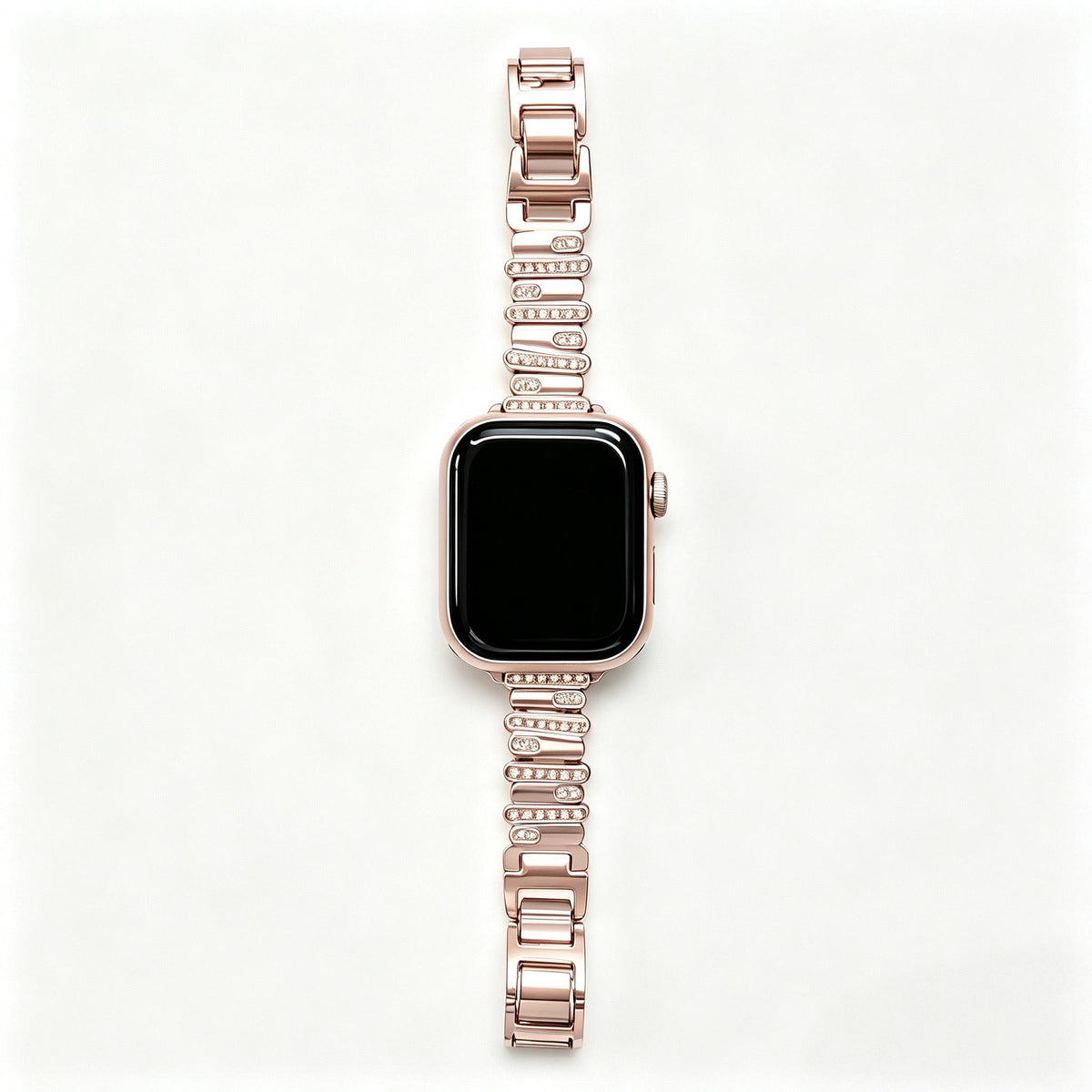Lustre Link Style Metal Fashion Jewelry Band for Apple Watch