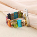 Bohemian Rainbow Colorful Beaded Jewelry Band for Apple Watch