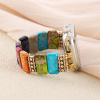 Bohemian Rainbow Colorful Beaded Jewelry Band for Apple Watch