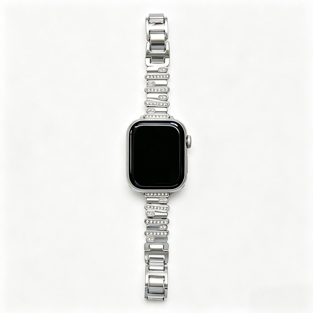 Lustre Link Style Metal Fashion Jewelry Band for Apple Watch