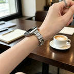 Lustre Link Style Metal Fashion Jewelry Band for Apple Watch