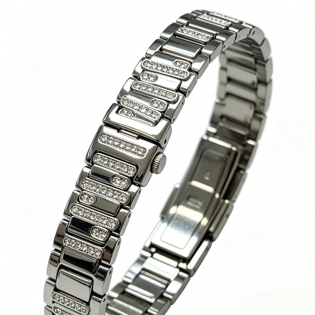 Lustre Link Style Metal Fashion Jewelry Band for Apple Watch