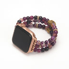 Boho Natural Stone Beaded Bracelet Band for Apple Watch