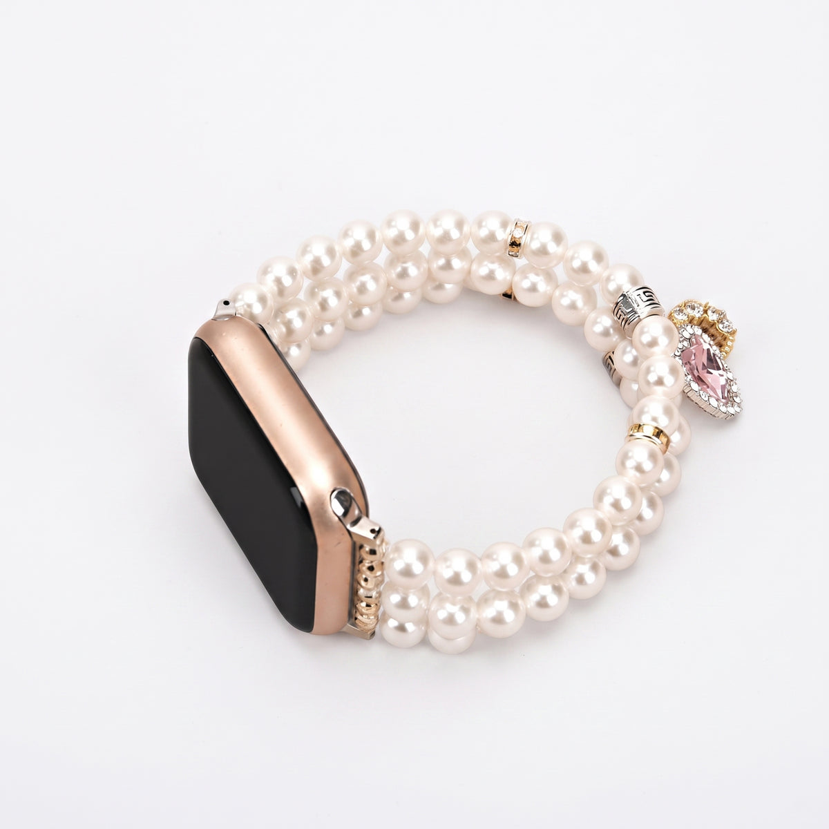Boho Natural Stone Beaded Bracelet Band for Apple Watch