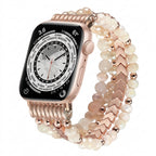 Elegant crystal bracelet strap for Apple Watch with sparkling beads