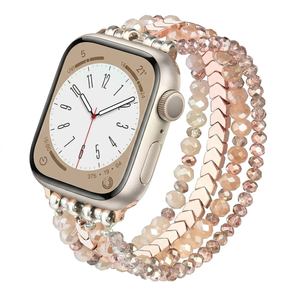 Luxury crystal jewelry Apple Watch band lifestyle accessory