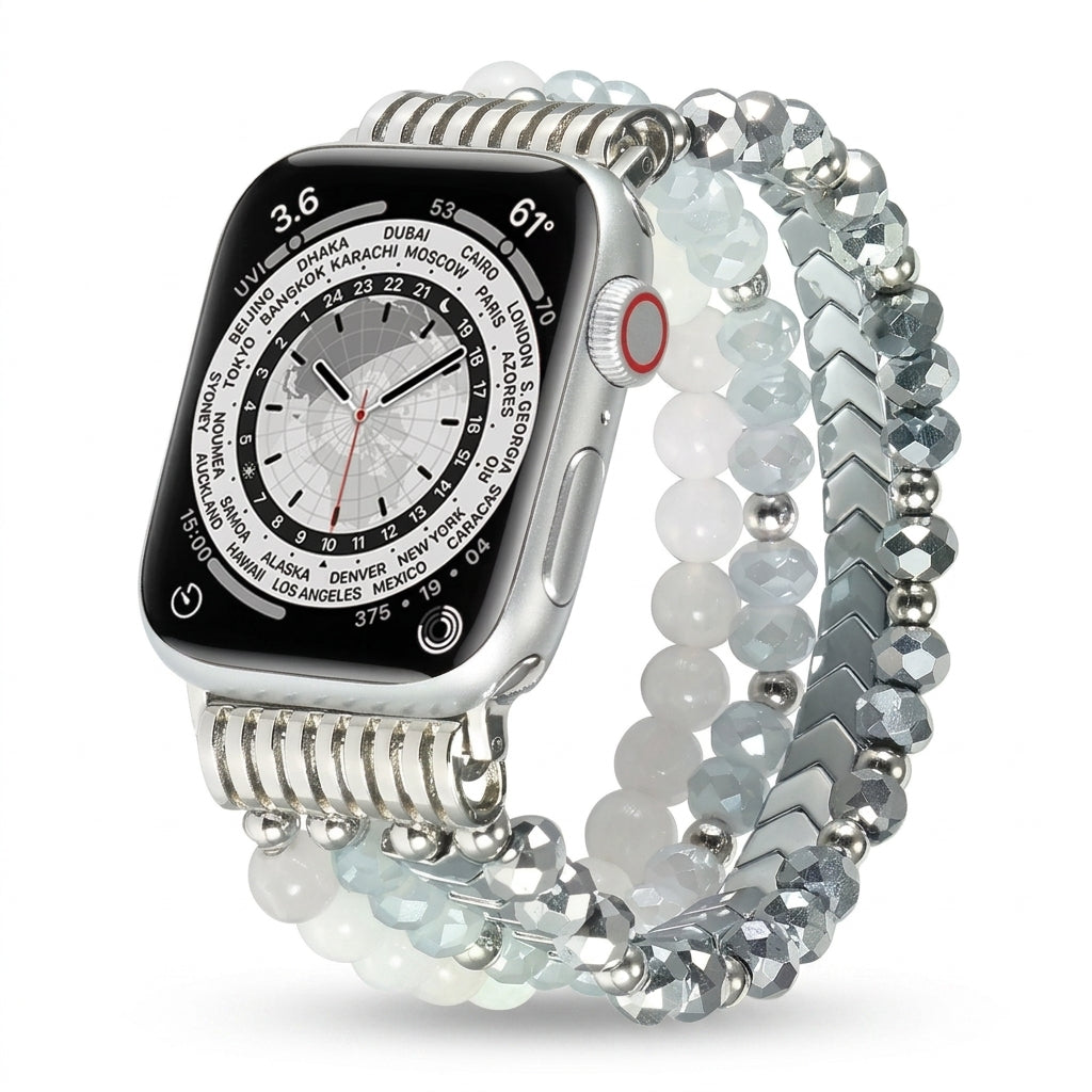 Sparkly Crystal Beaded Bracelet Jewelry Band for Apple Watch