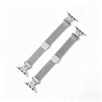 Cartoon dog stainless steel Milanese loop band compatible with Apple Watch
