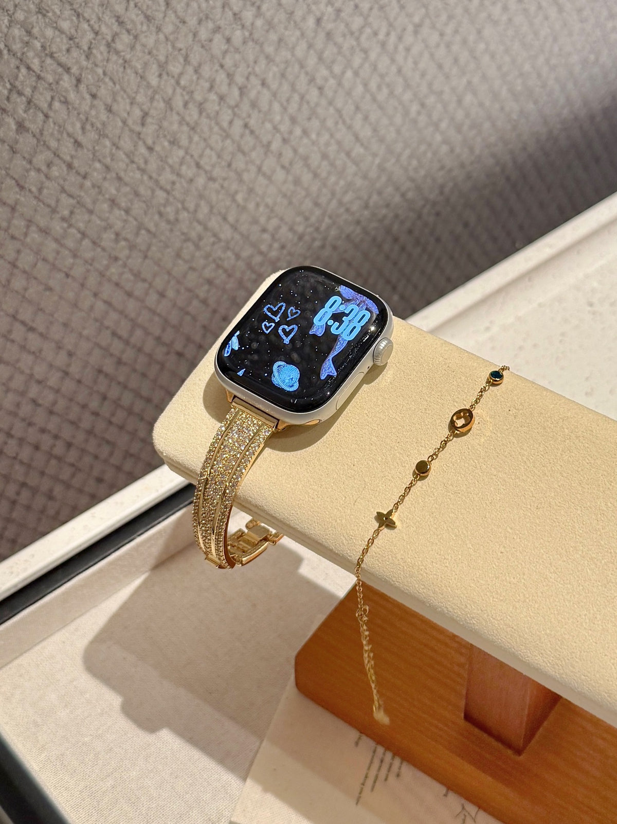 Crystal Rhinestone Diamond-Look Jewelry Band for Apple Watch