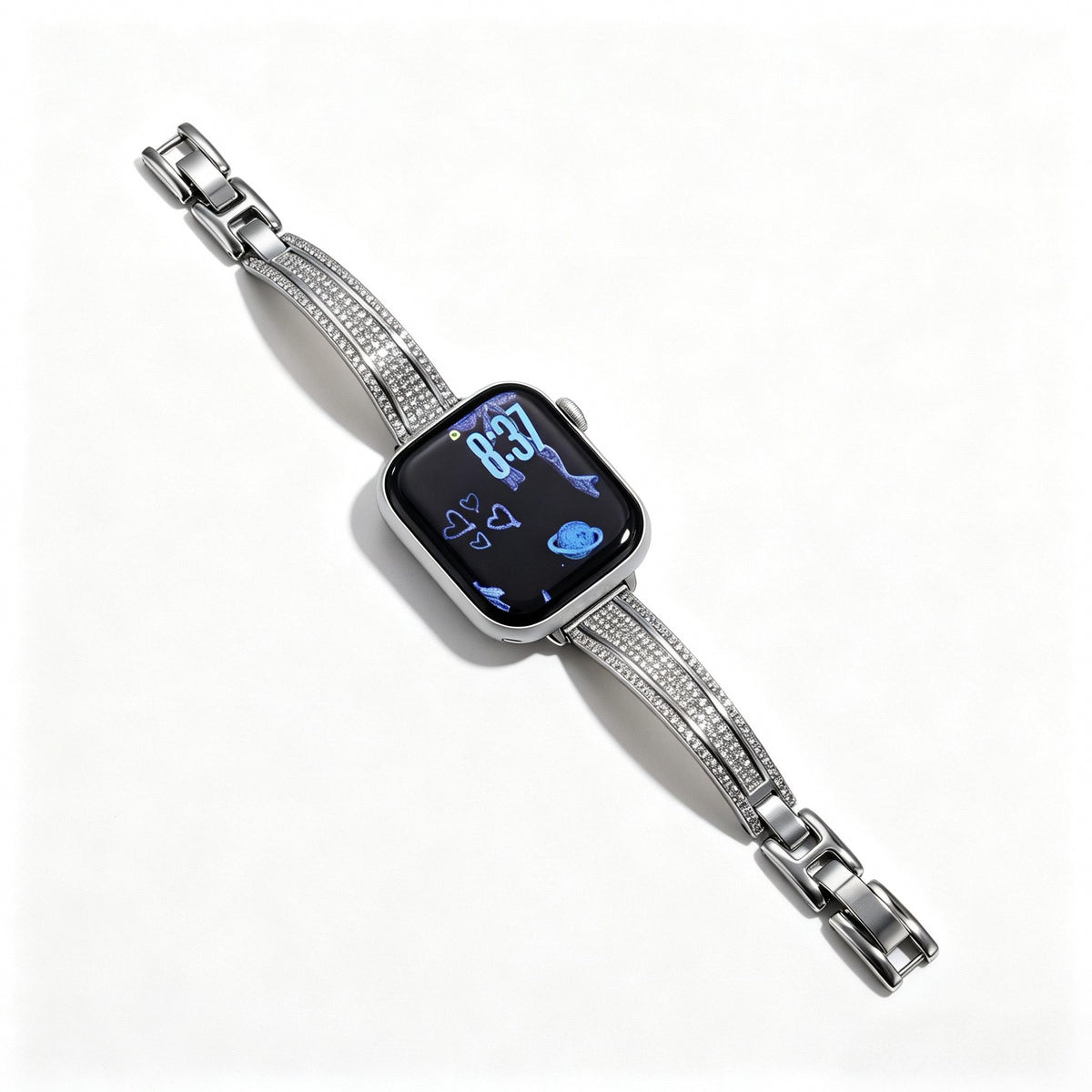 Crystal Rhinestone Diamond-Look Jewelry Band for Apple Watch