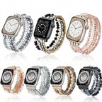 Sparkly Crystal Beaded Bracelet Jewelry Band for Apple Watch