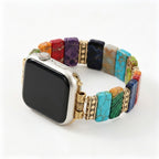 Silver Milanese loop Apple Watch band with magnetic clasp